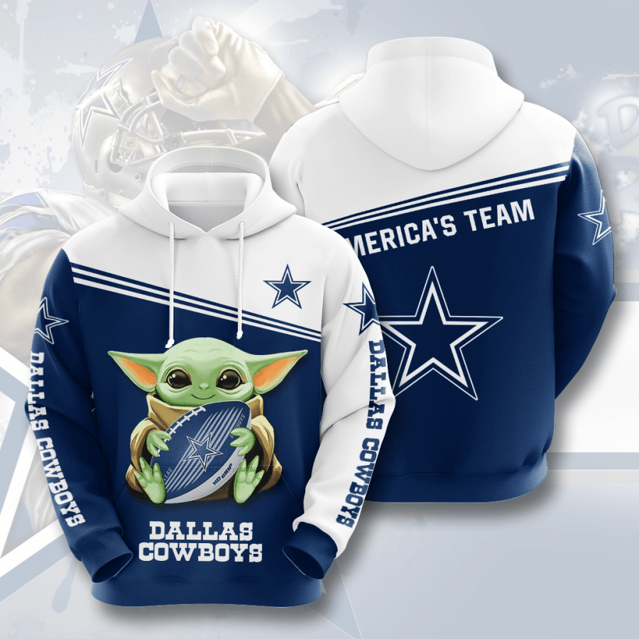 Dallas Cowboys 3D Hoodie