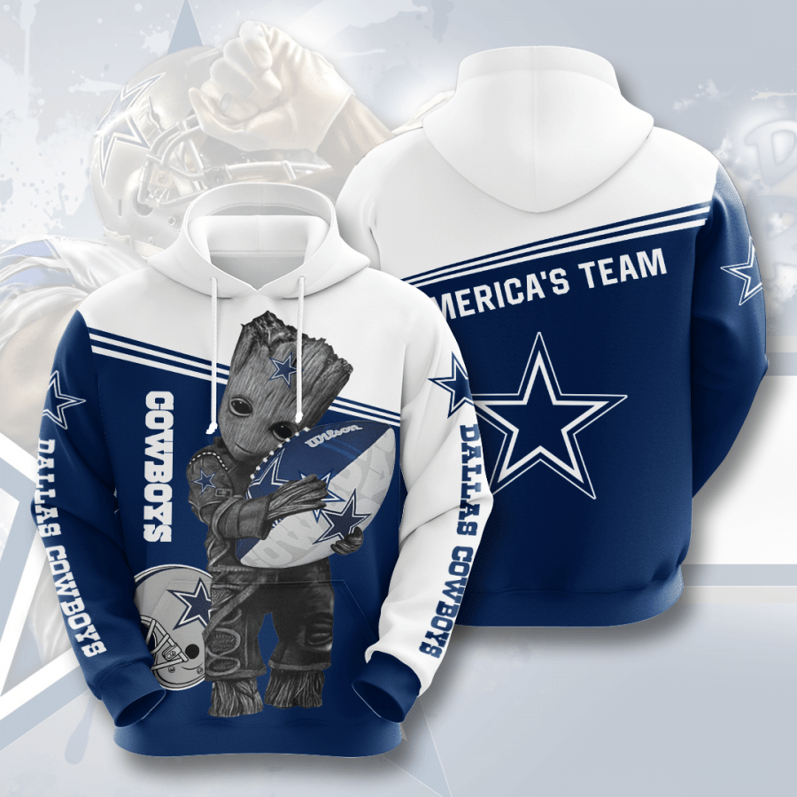 Dallas Cowboys 3D Hoodie