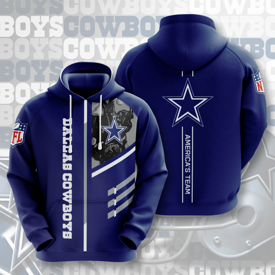 Dallas Cowboys 3D Hoodie