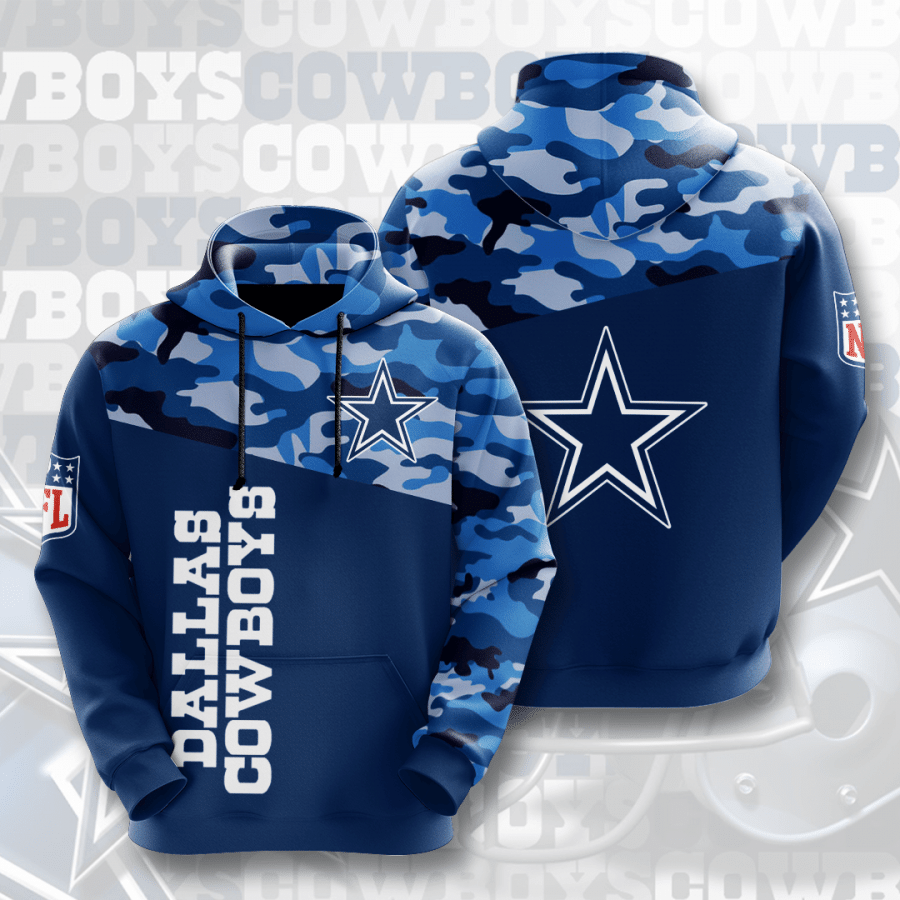 Dallas Cowboys 3D Hoodie