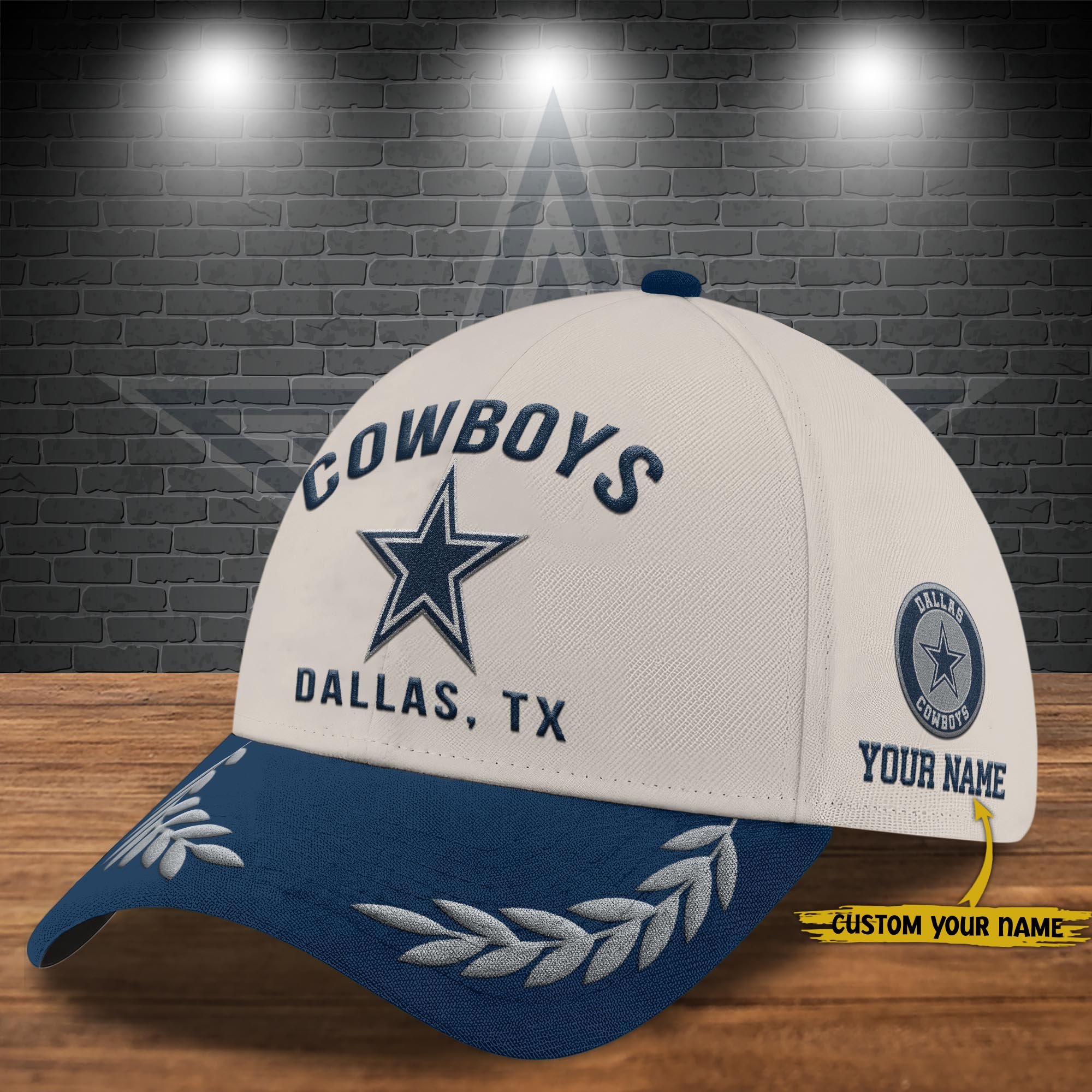 Dallas Cowboys Cap New 2025 Version Custom Your Name, Sport Team Cap, Sport Gift For Fans
