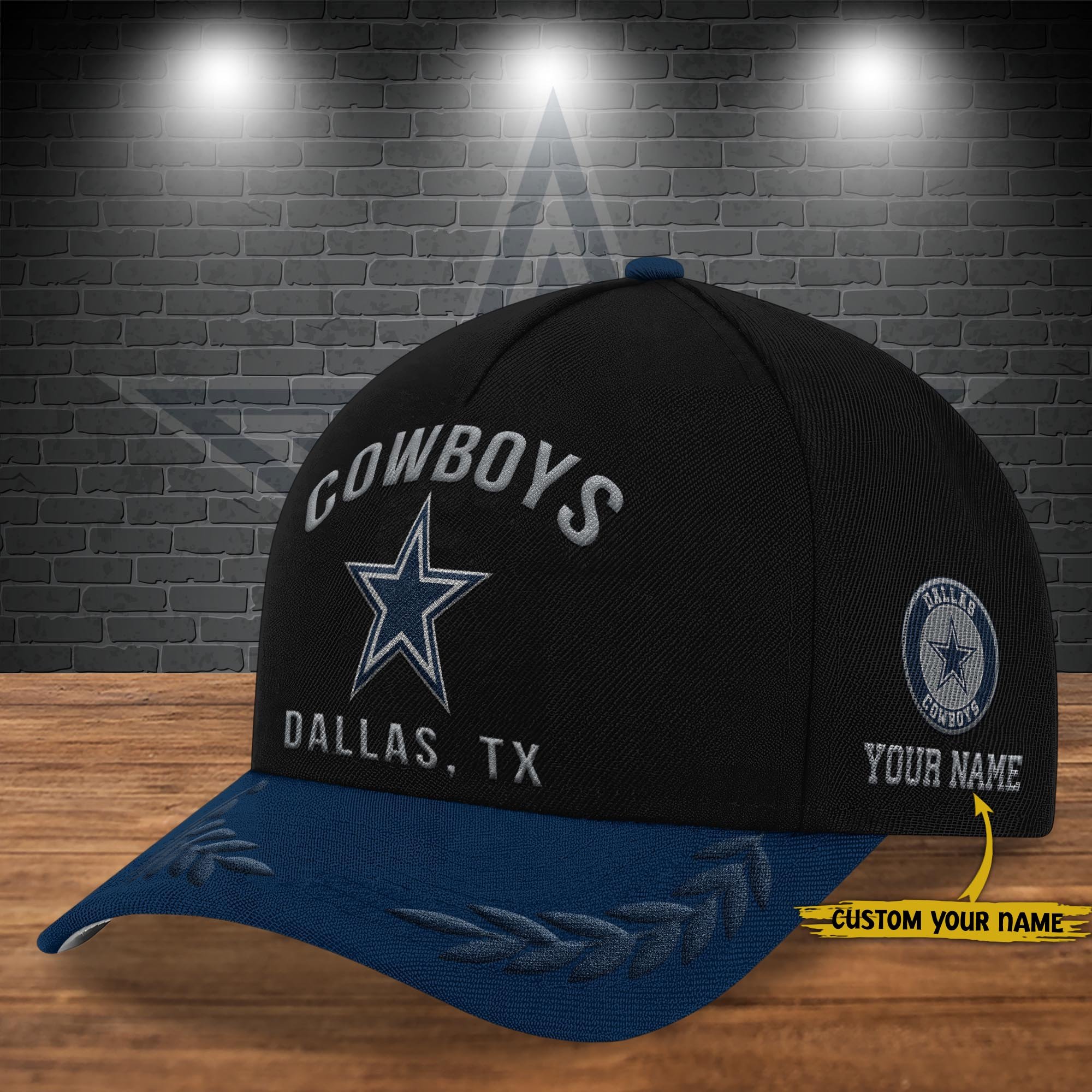 Dallas Cowboys Cap New 2025 Version Custom Your Name, Sport Team Cap, Sport Gift For Fans