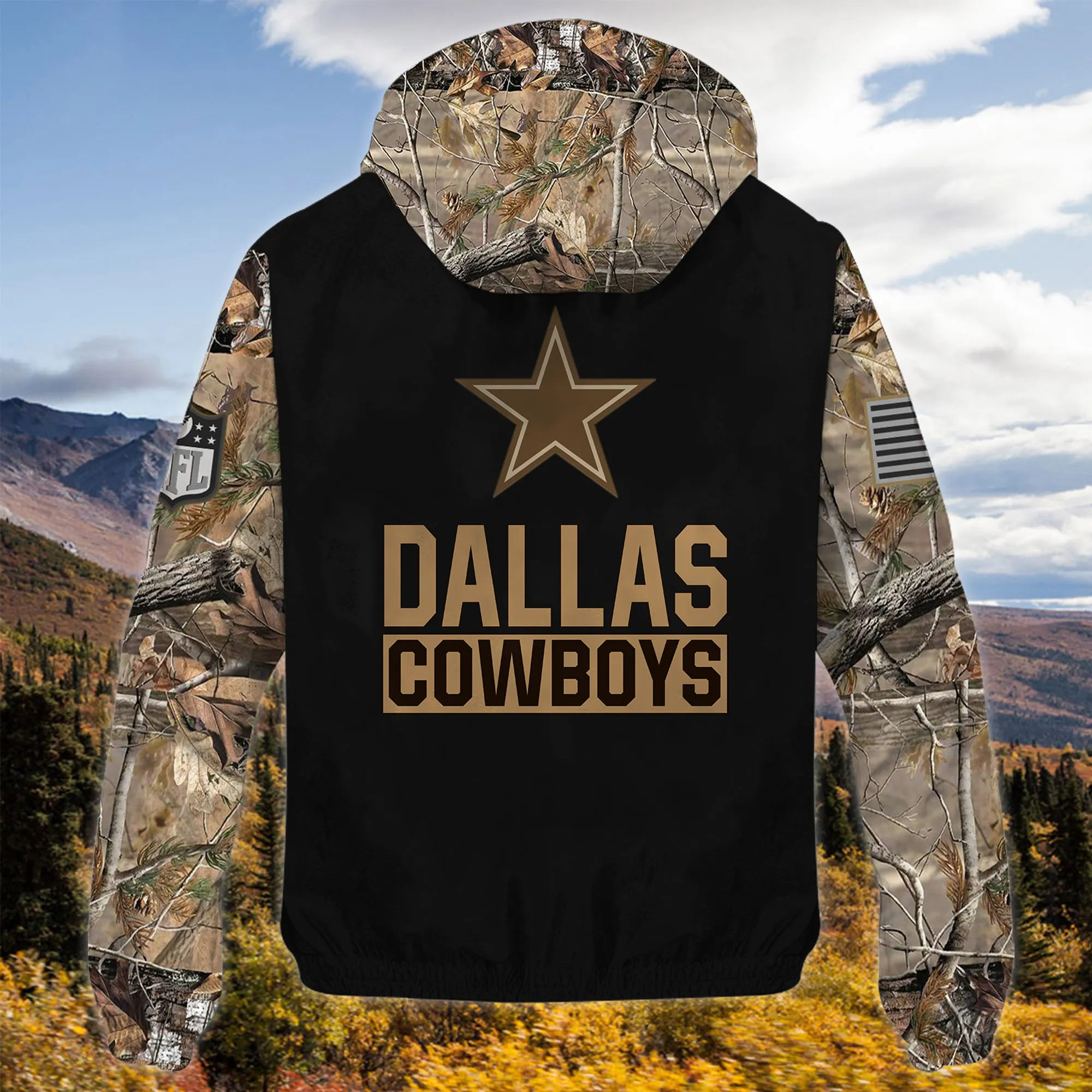 Dallas Cowboys NFL Personalized Style Windbreaker Jacket For Fans