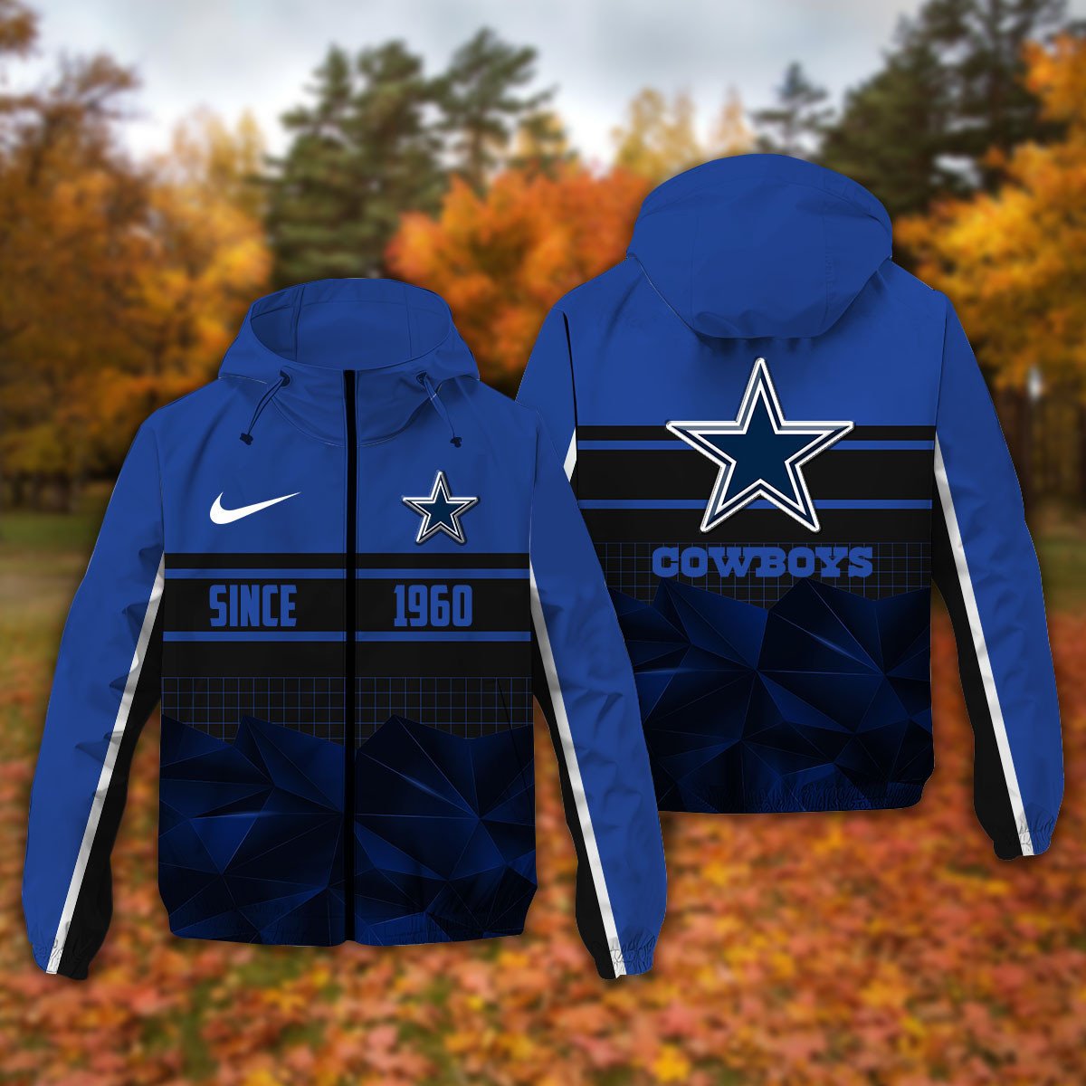 Dallas Cowboys NFL Personalized Windbreaker Jacket For Fan
