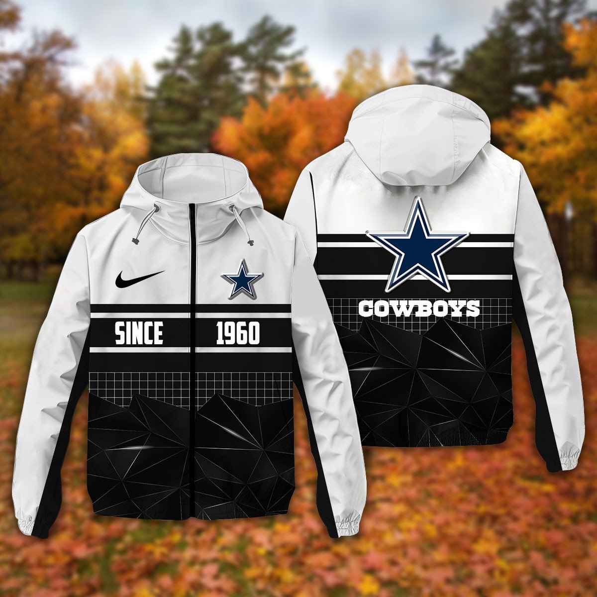 Dallas Cowboys NFL Personalized Windbreaker Jacket For Fan