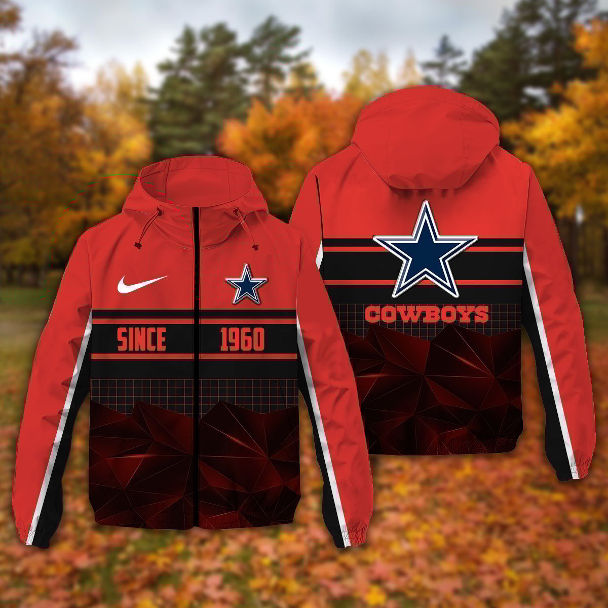 Dallas Cowboys NFL Personalized Windbreaker Jacket For Fan
