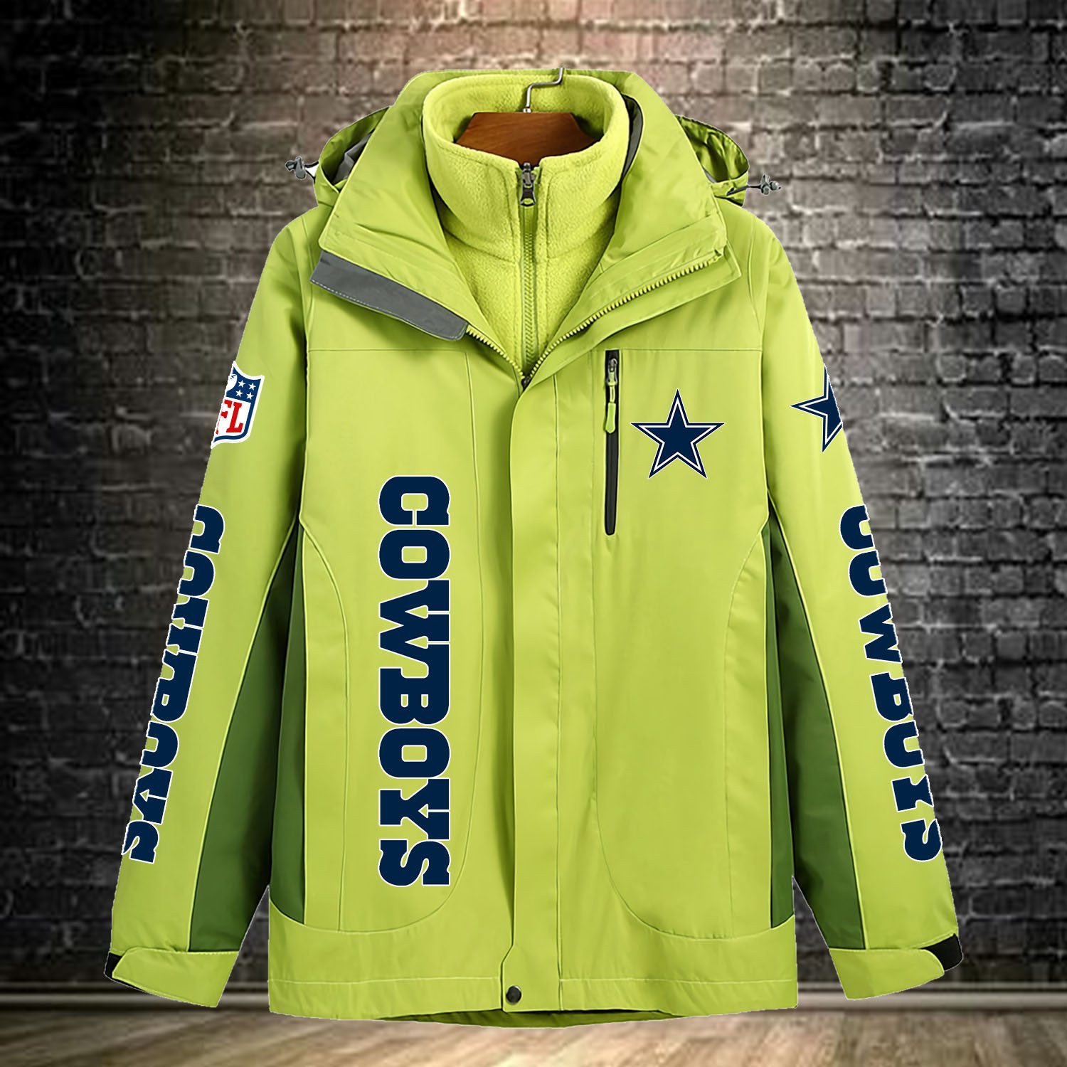 Dallas Cowboys NFL Personalized Windbreaker Jacket For Fan