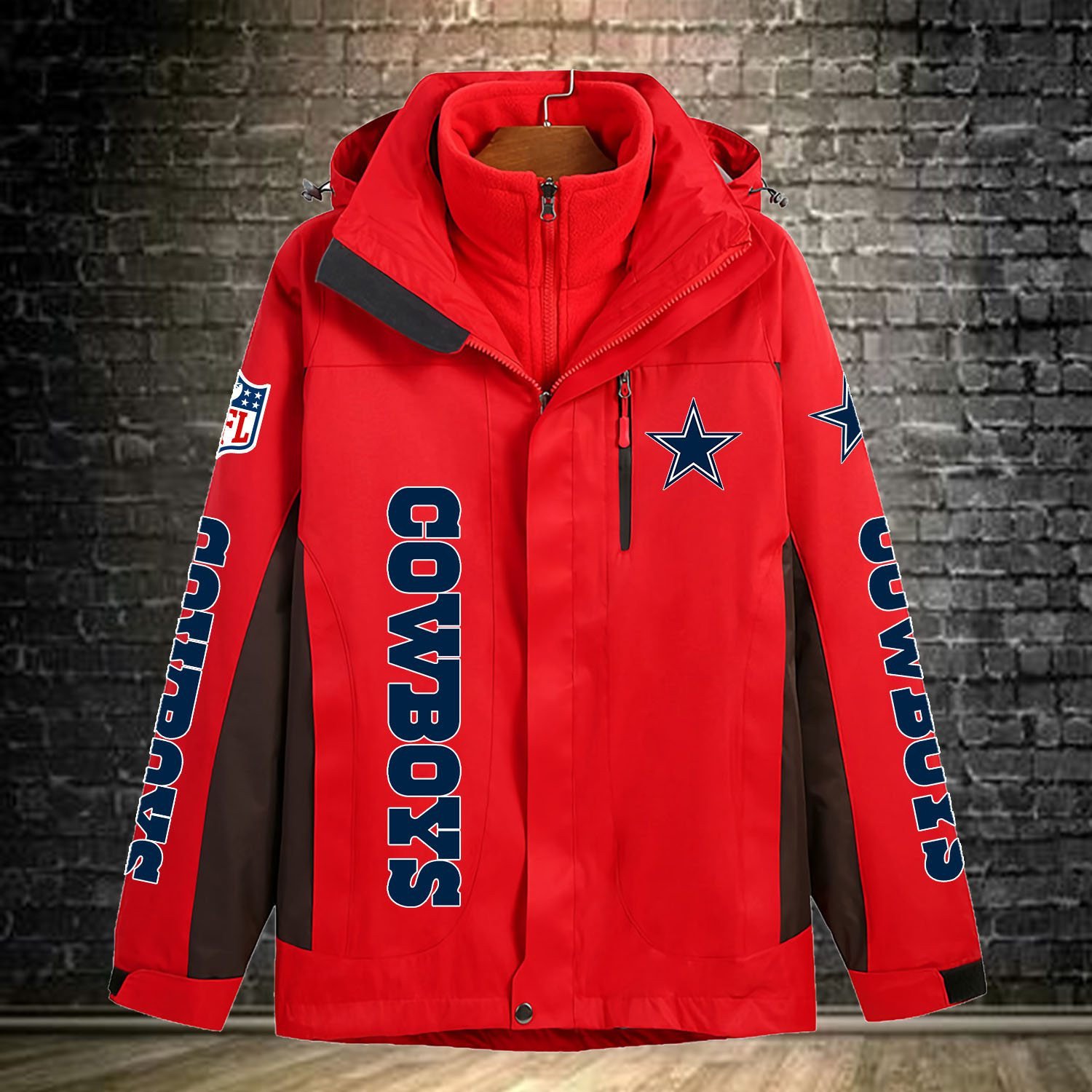 Dallas Cowboys NFL Personalized Windbreaker Jacket For Fan