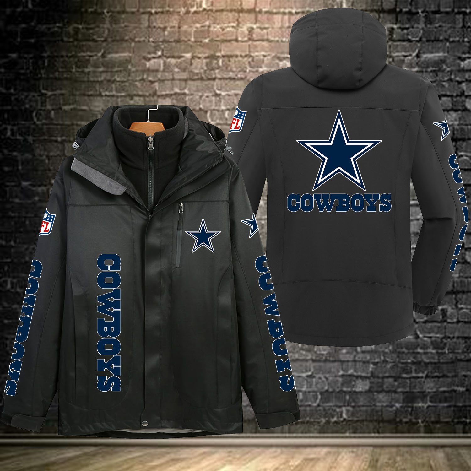 Dallas Cowboys NFL Personalized Windbreaker Jacket For Fan