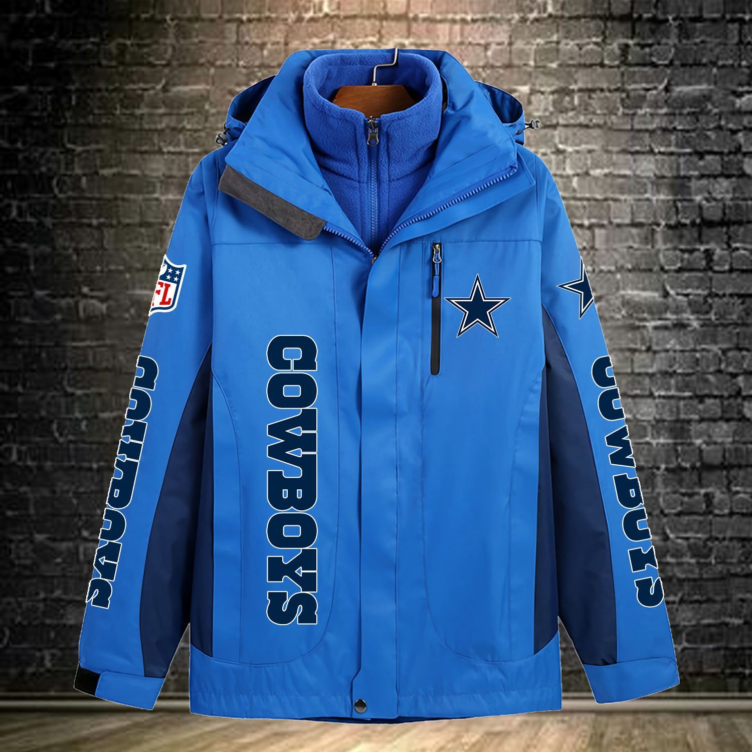 Dallas Cowboys NFL Personalized Windbreaker Jacket For Fan