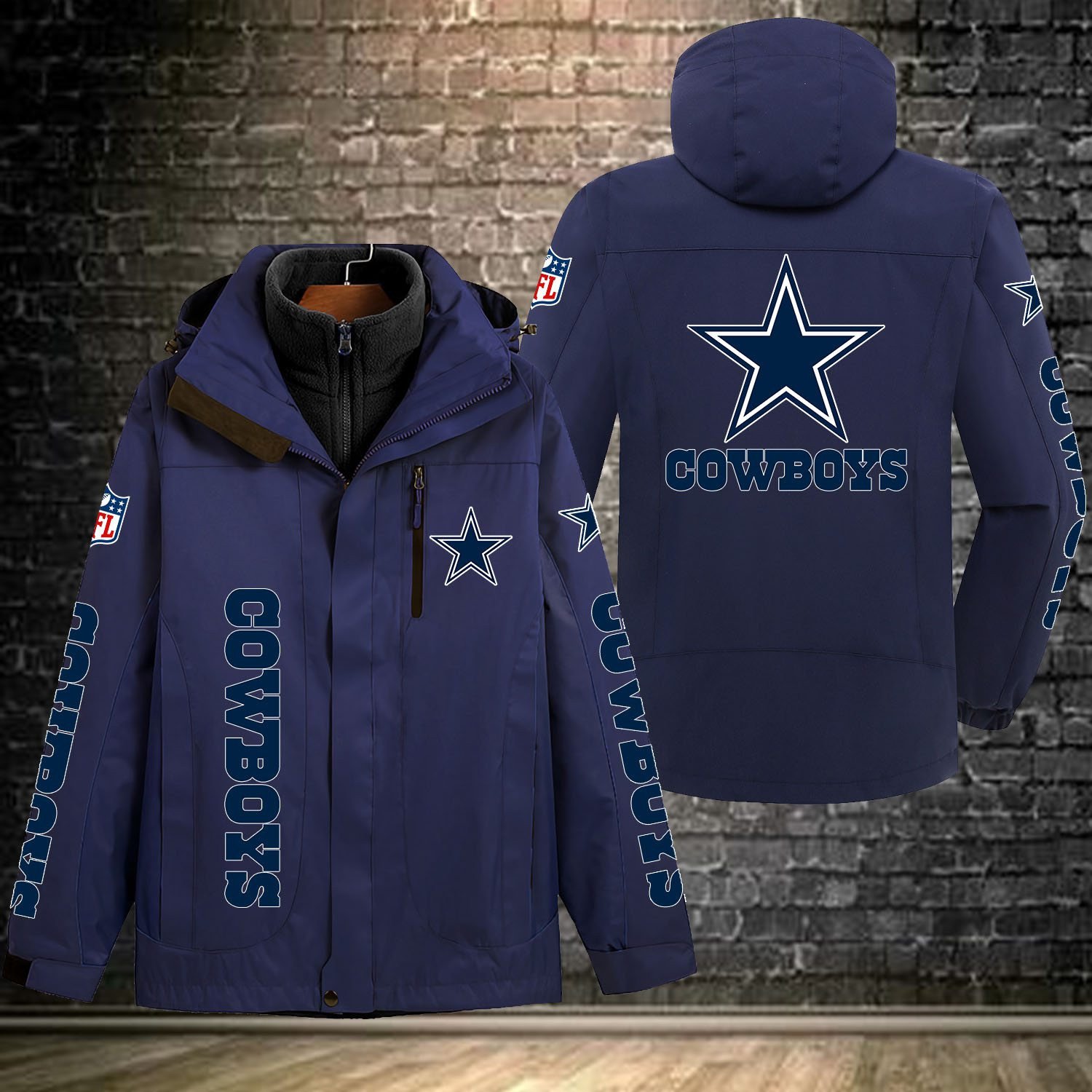 Dallas Cowboys NFL Personalized Windbreaker Jacket For Fan