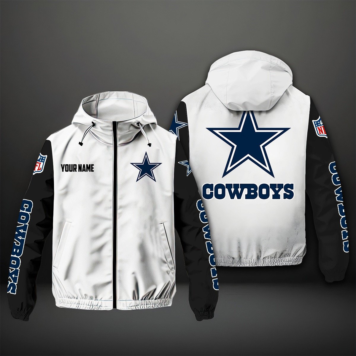 Dallas Cowboys NFL Personalized Windbreaker Jacket For Fan