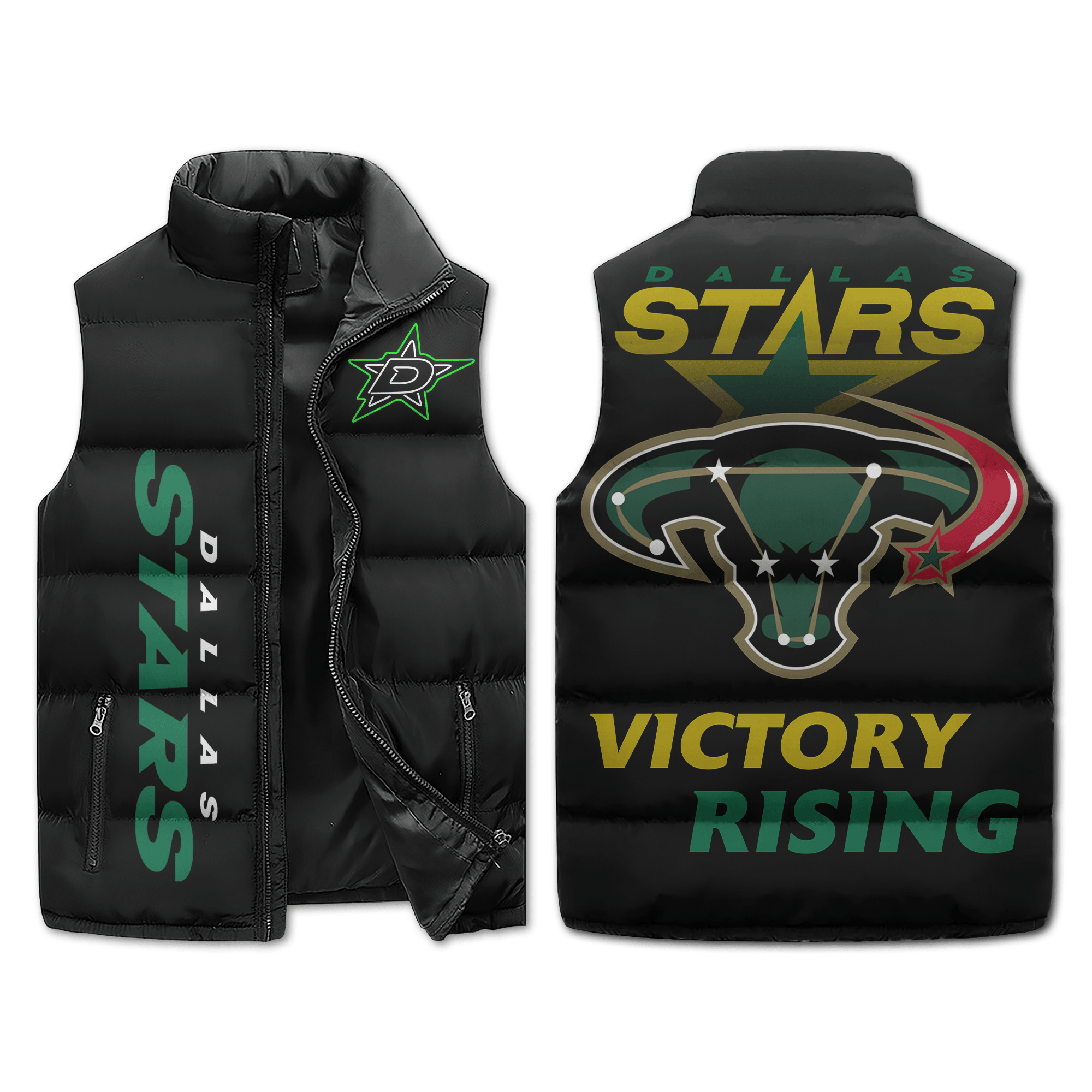 Dallas Stars NHL Sleeveless Puffer Jacket