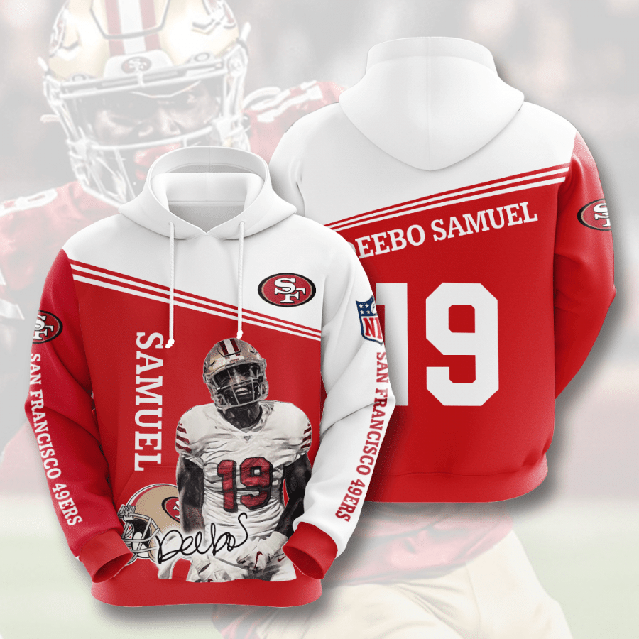 Deebo Samuel 19 San Francisco 49Ers 3D Hoodie