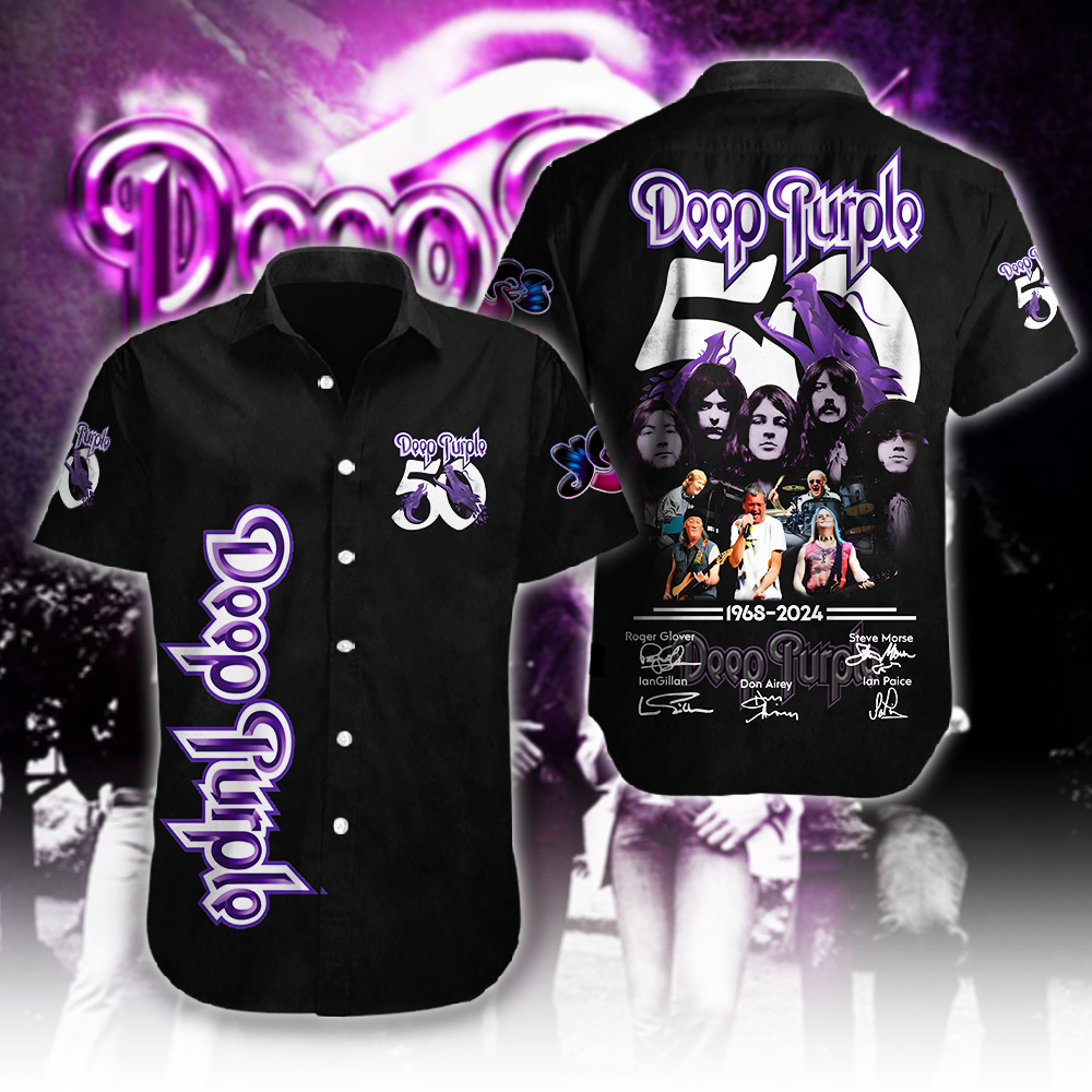 Deep Purple Music Hawaiian Shirt Gifts For Fans
