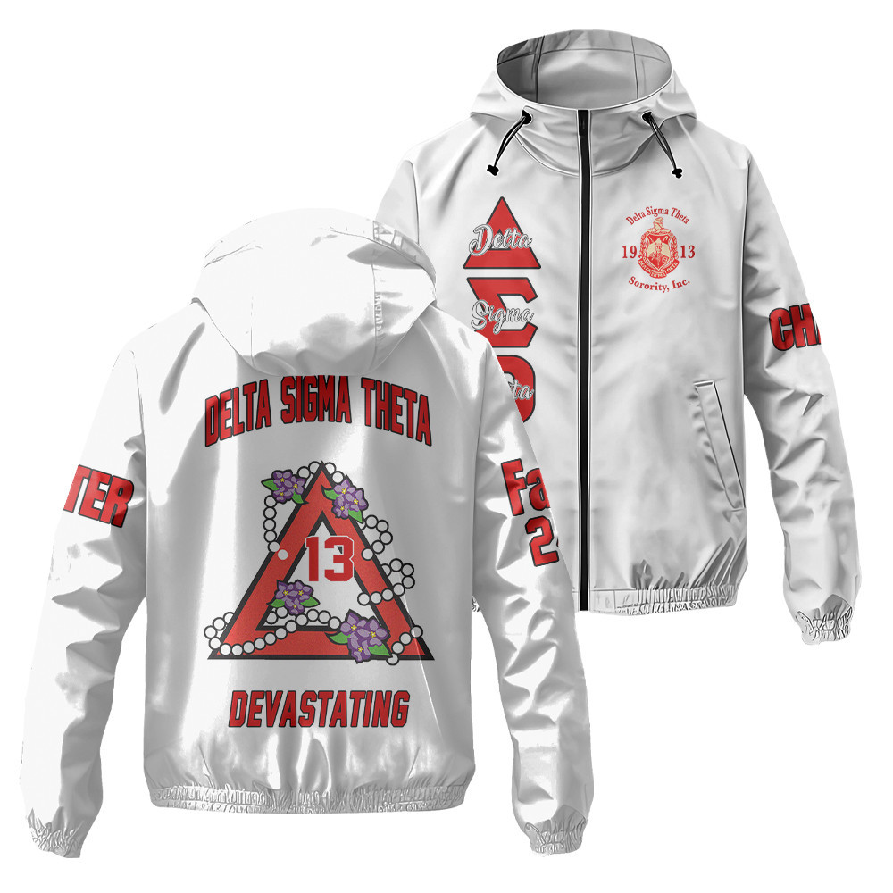 Delta Sigma Theta Style Windbreaker