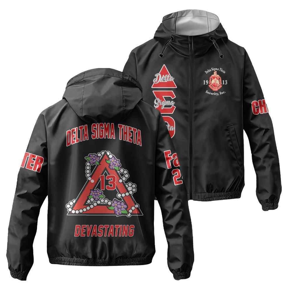 Delta Sigma Theta Style Windbreaker