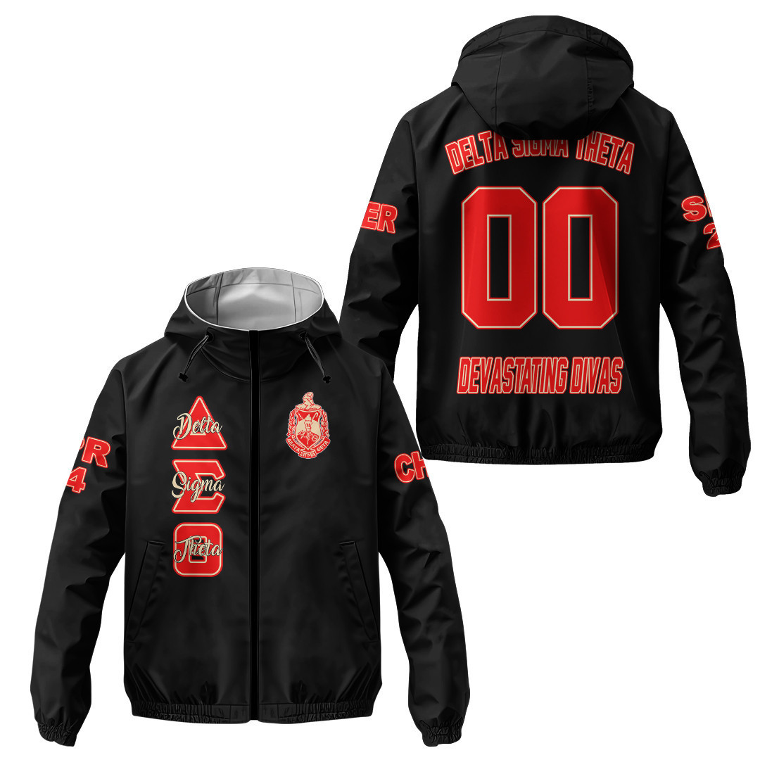 Delta Sigma Theta Style Windbreaker