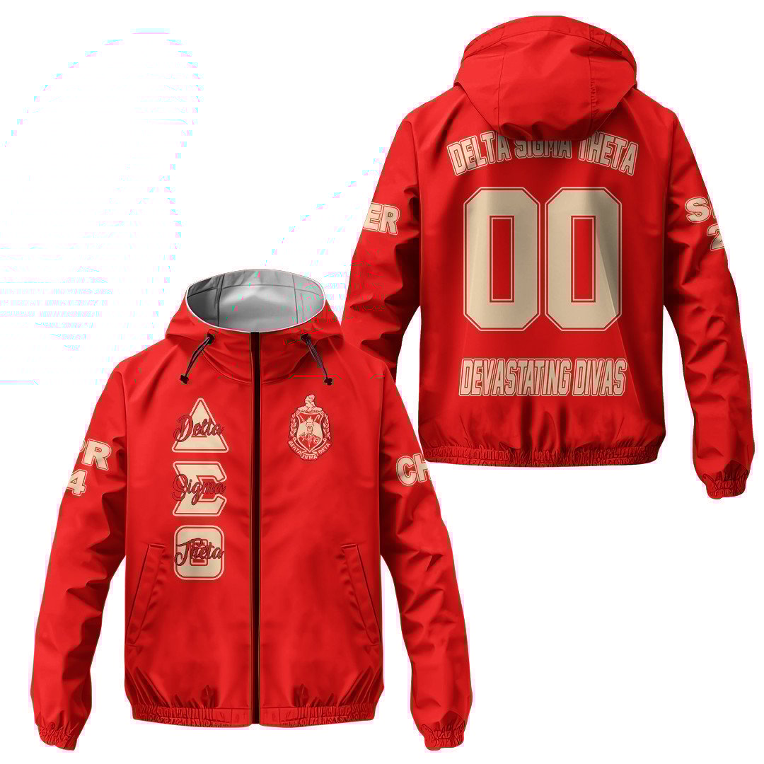 Delta Sigma Theta Style Windbreaker