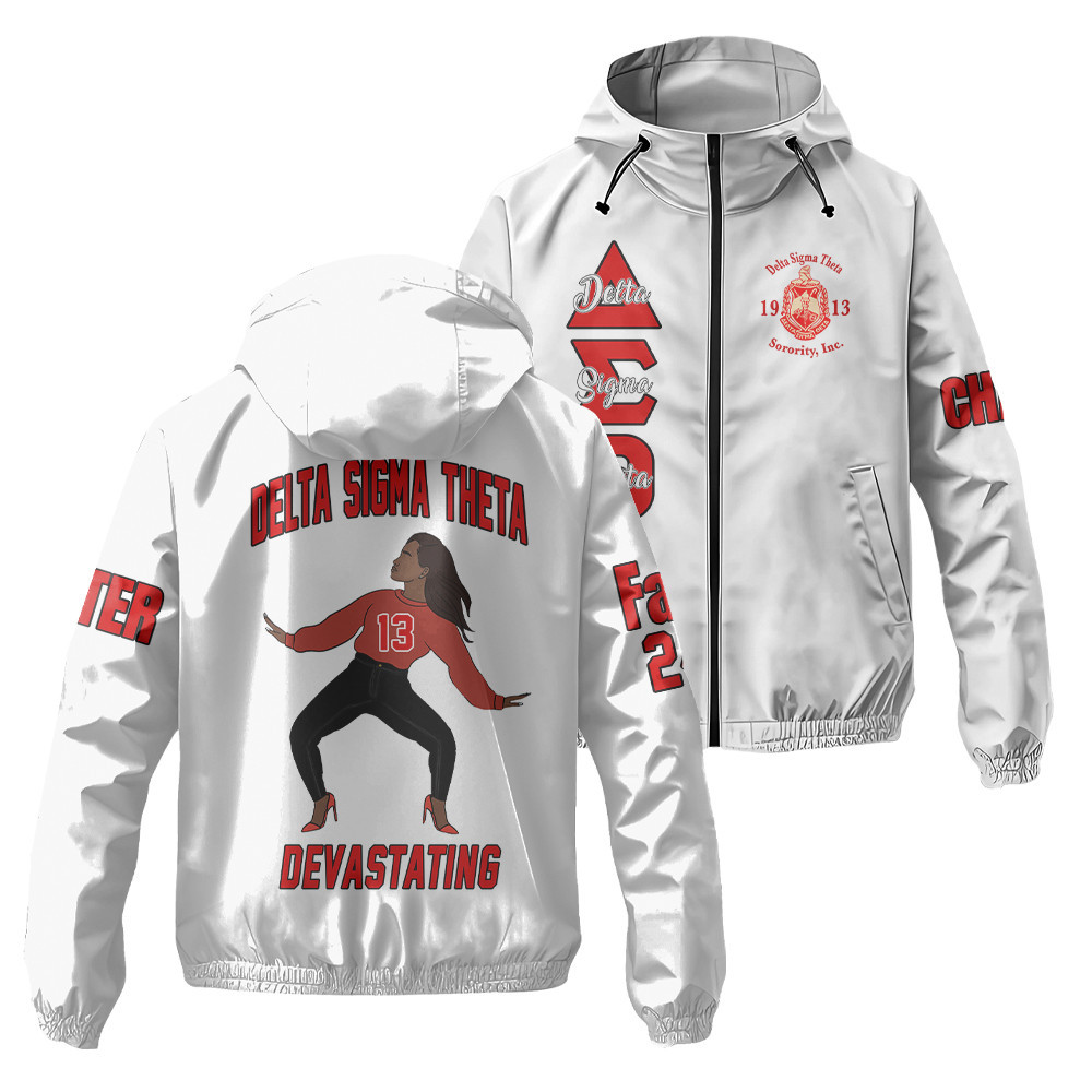 Delta Sigma Theta Style Windbreaker