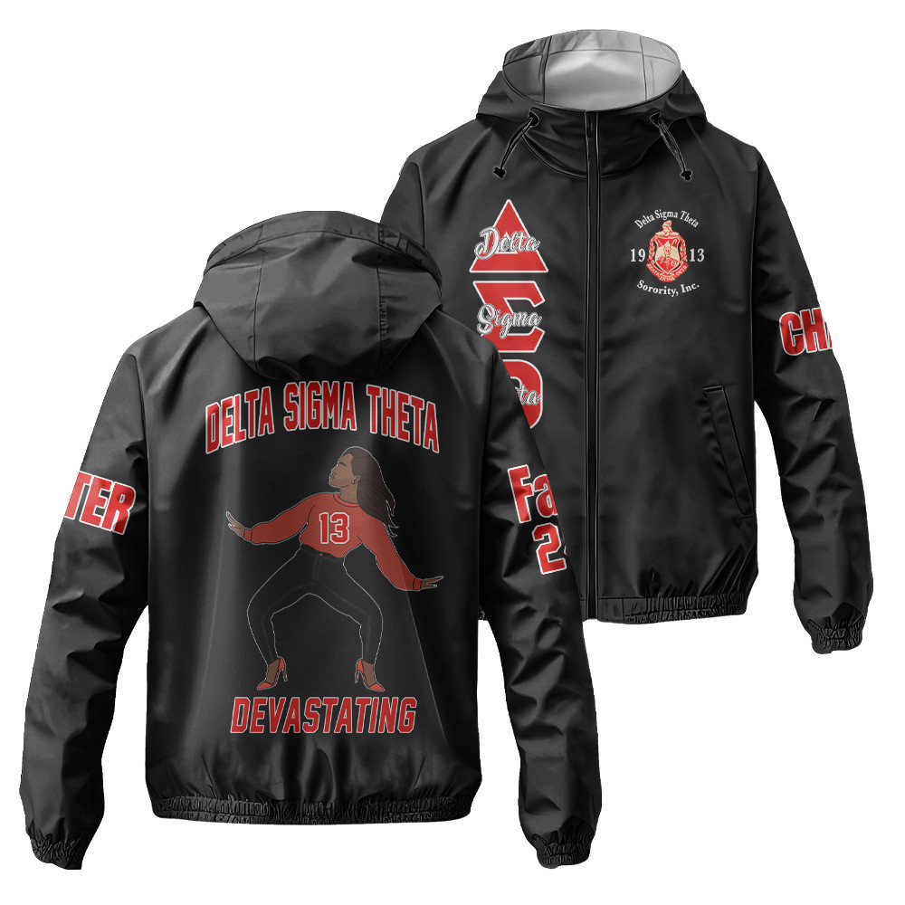 Delta Sigma Theta Style Windbreaker