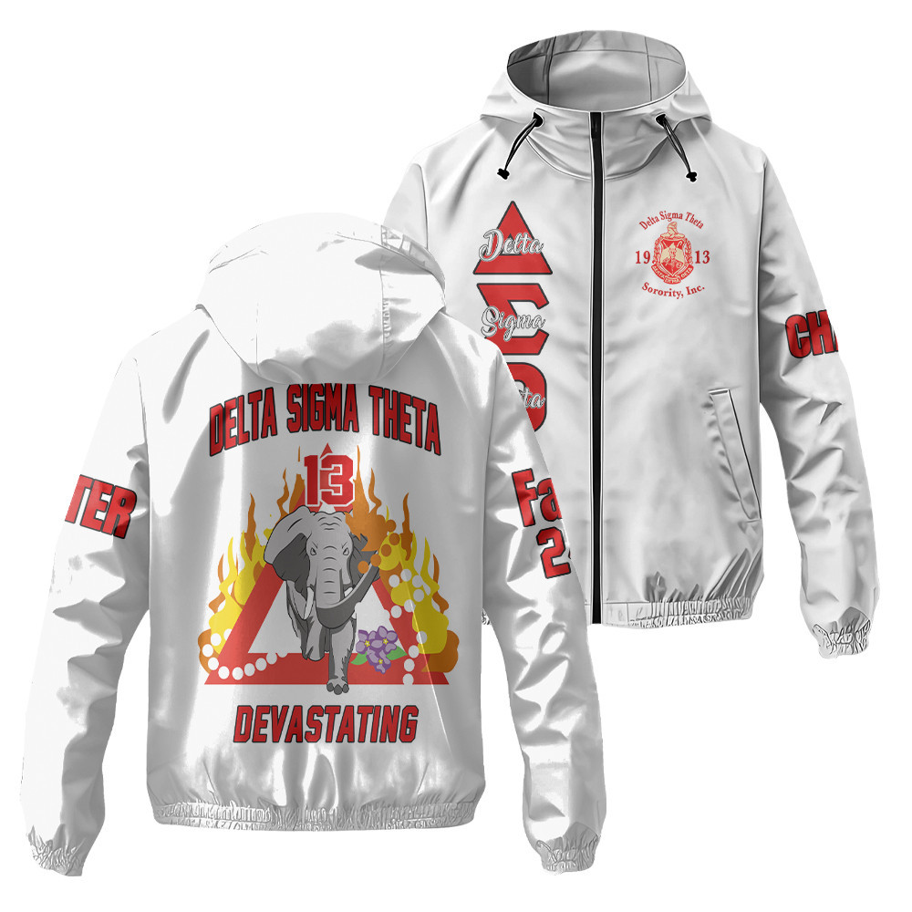Delta Sigma Theta Style Windbreaker