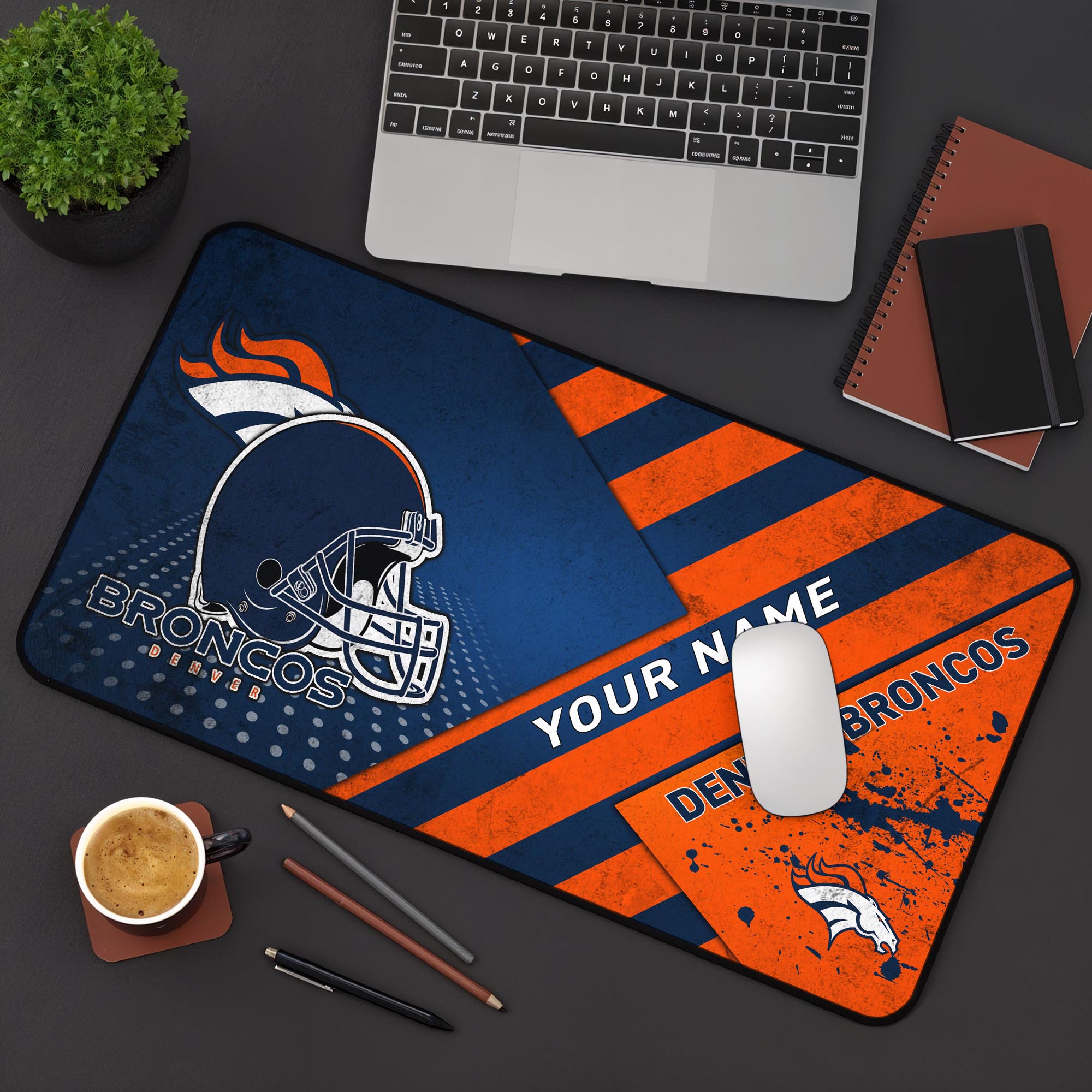 Denver Broncos 2025 Version Mouse Pad Custom Printed, Sport Team Mouse Pad, Sport Gift For Fans