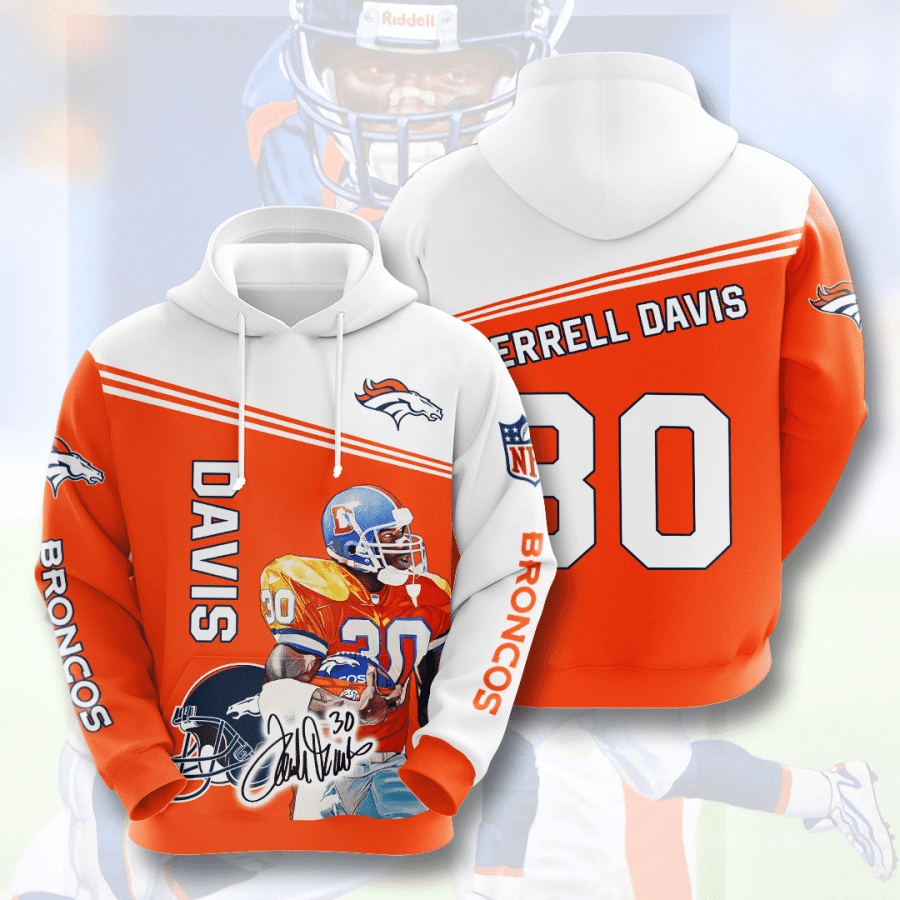 Denver Broncos 3D Hoodie