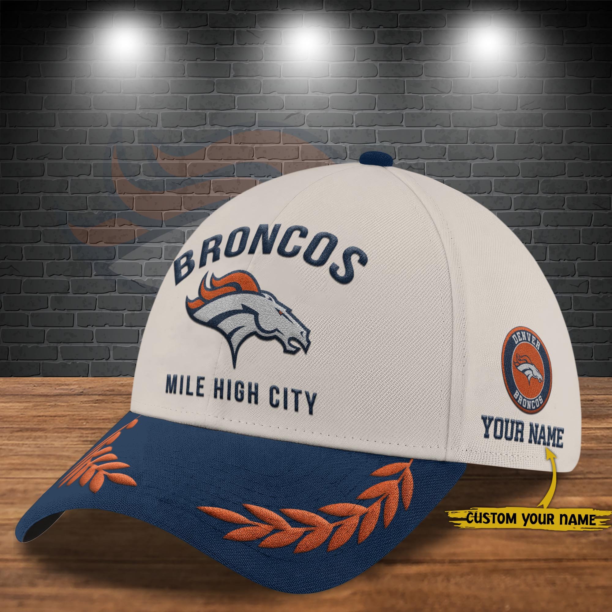 Denver Broncos Cap New 2025 Version Custom Your Name, Sport Team Cap, Sport Gift For Fans