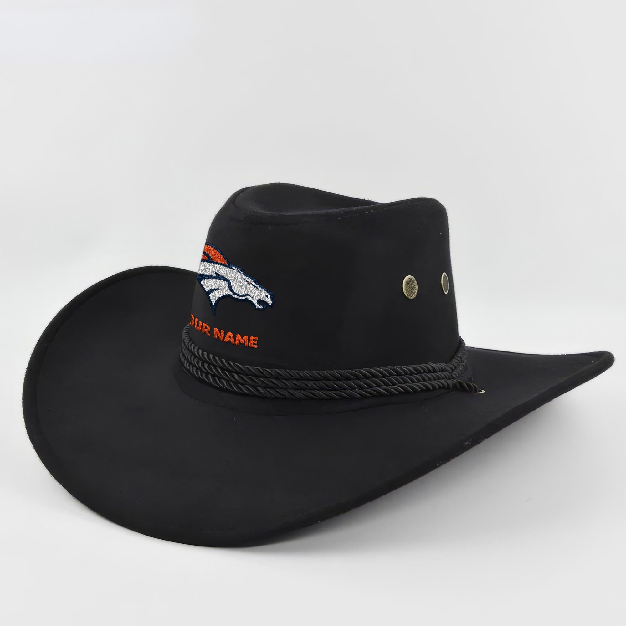 Denver Broncos Cowboy Hat Custom Your Name, Gifts For Fan