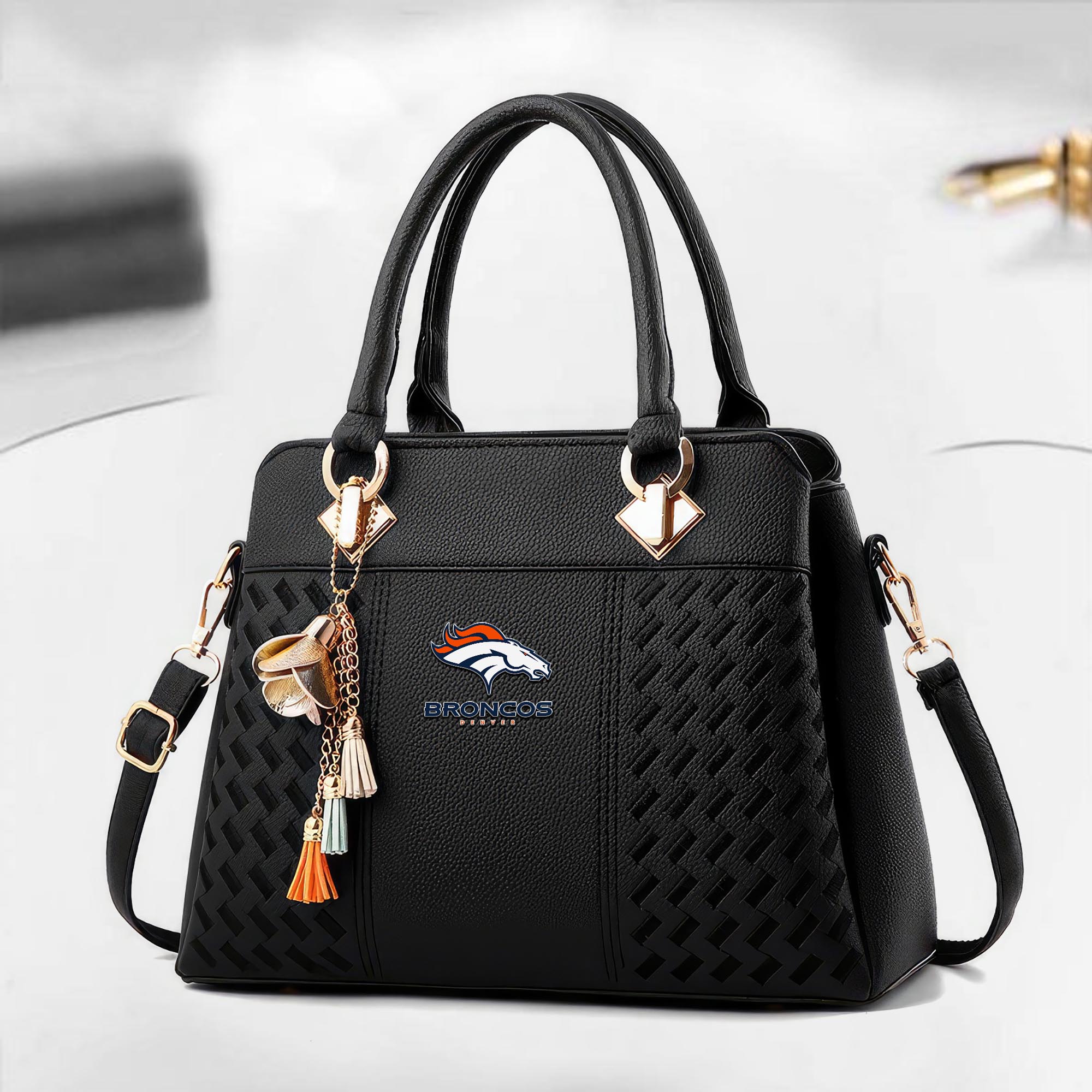 Denver Broncos Deluxe Handbag For Women 2025 Versions, Sport Deluxe Handbag, Mothers Day Gift
