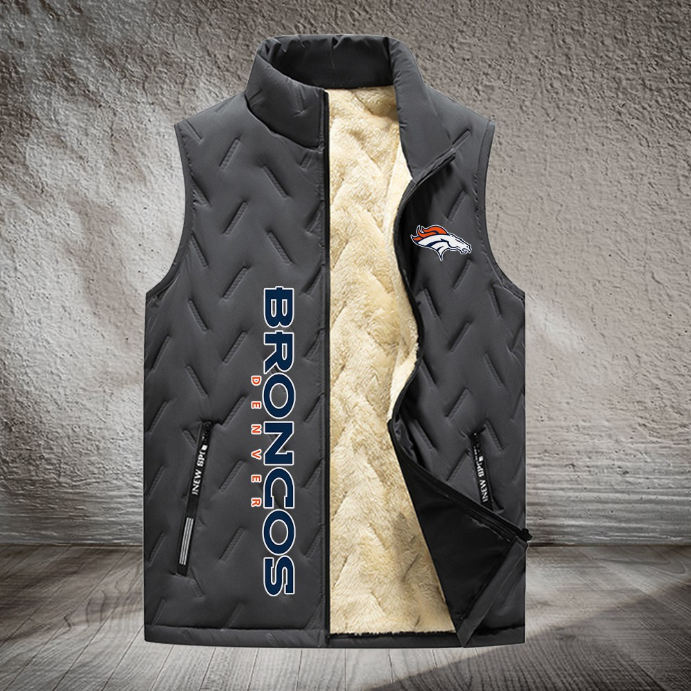 Denver Broncos NFL Personalized Puffer Jacket For Fan