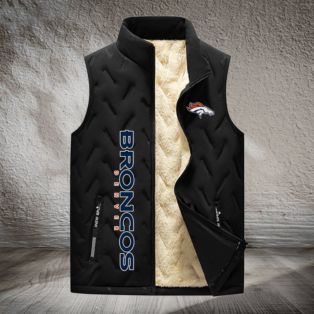 Denver Broncos NFL Personalized Puffer Jacket For Fan