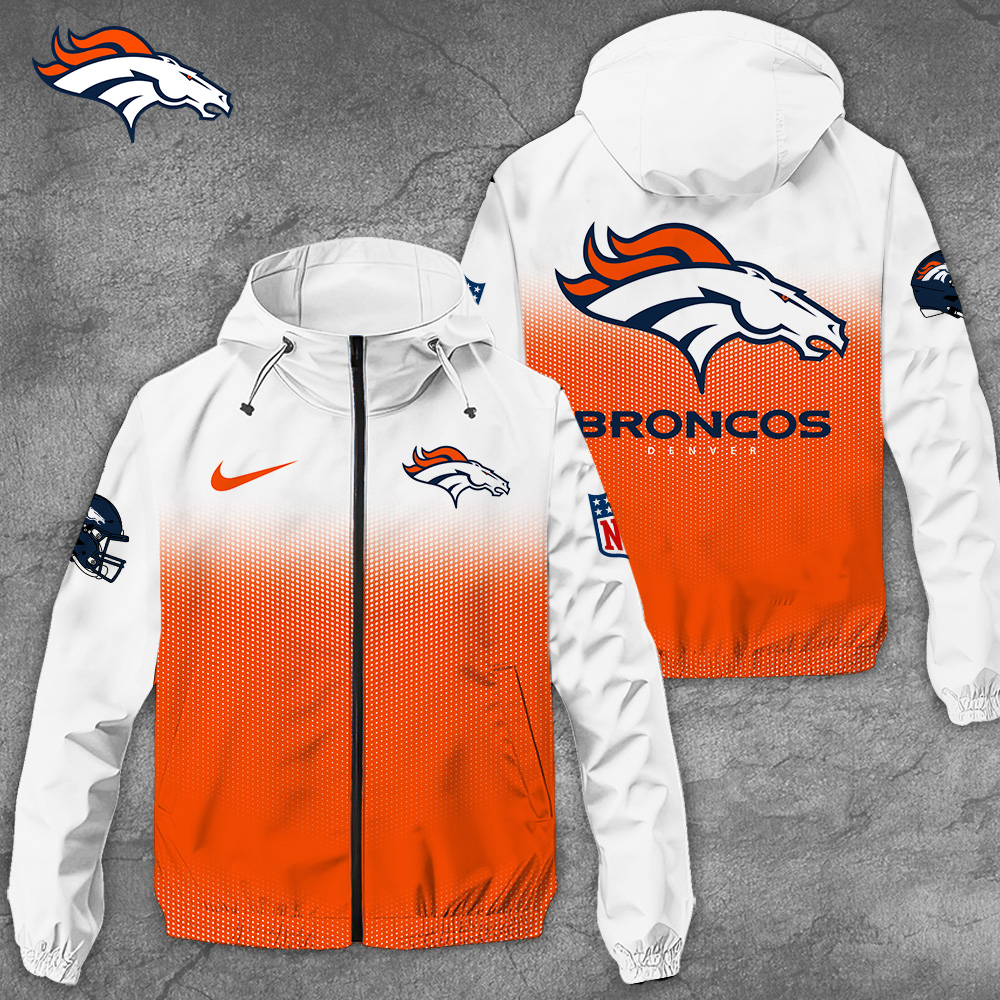 Denver Broncos NFL Style Windbreaker Jacket For Fans
