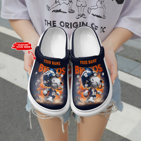 Denver Broncos Personalized Limited Clog BGCR367