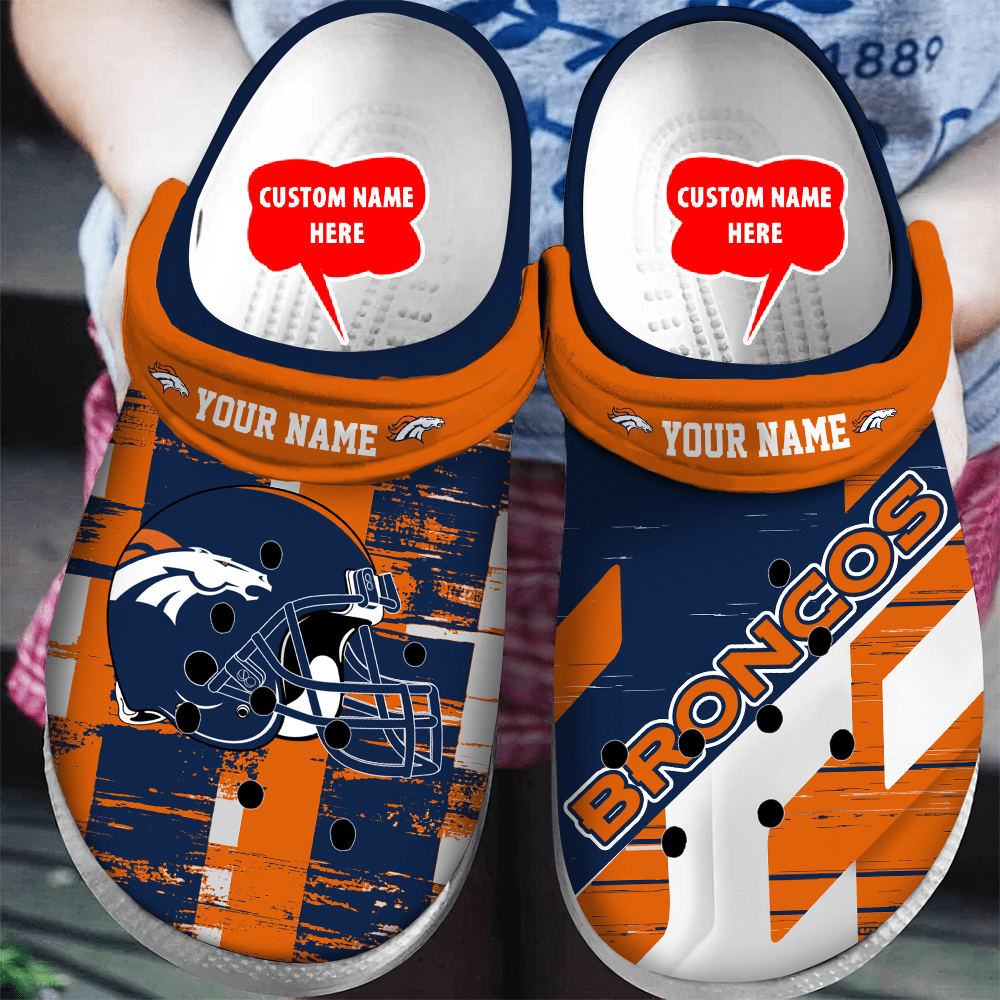 Denver Broncos Personalized Limited Clog BGCR409