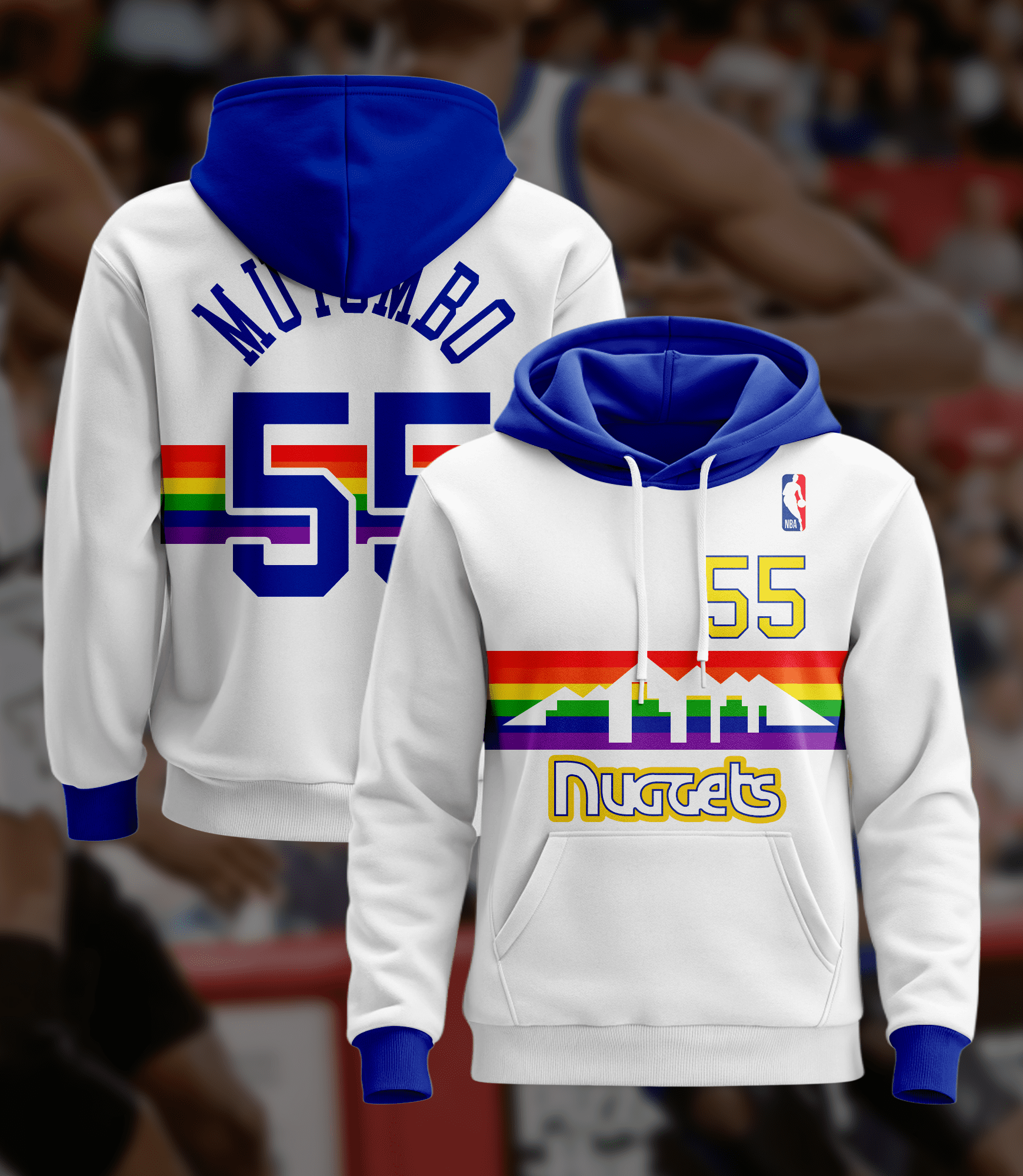 Denver Nuggets Rest In Peace Dikembe Mutombo Pullover Hoodie GHW3001