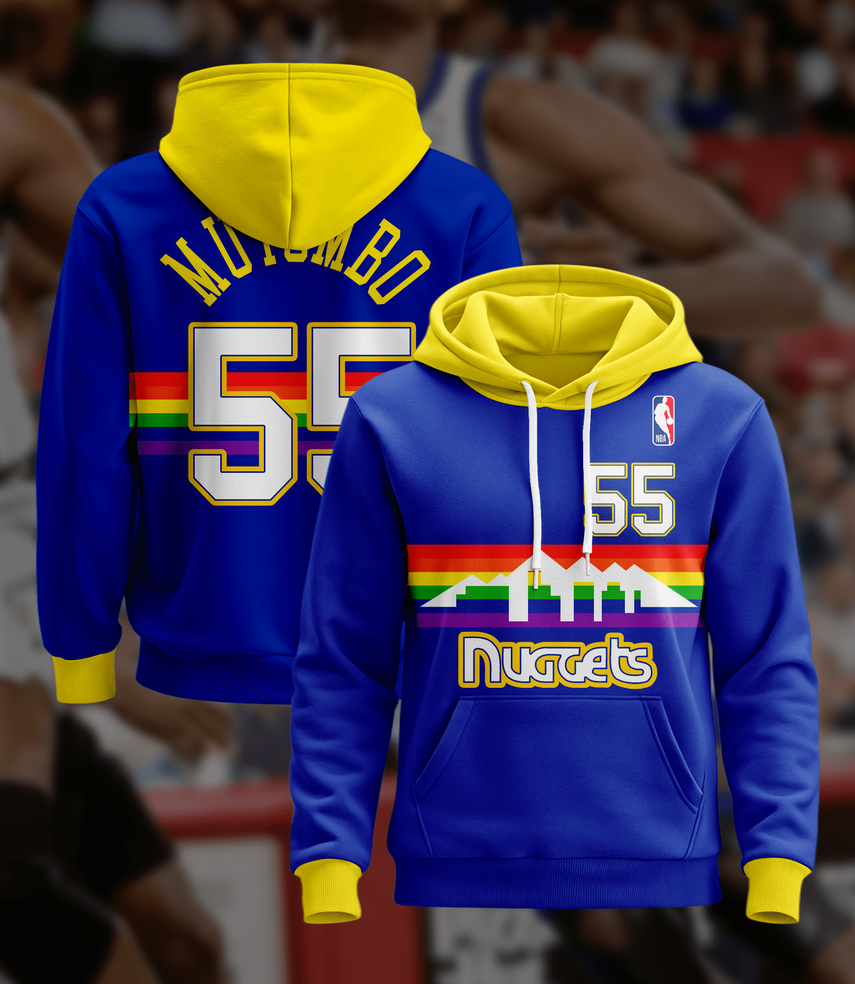 Denver Nuggets Rest In Peace Dikembe Mutombo Pullover Hoodie GHW3002