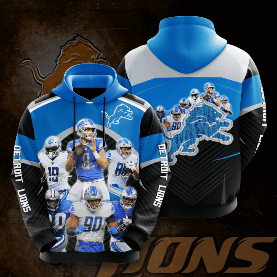 Detroit Lions 3D Hoodie