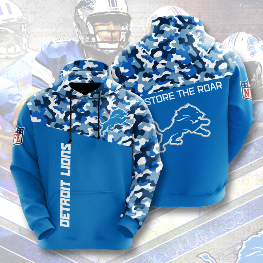 Detroit Lions 3D Hoodie