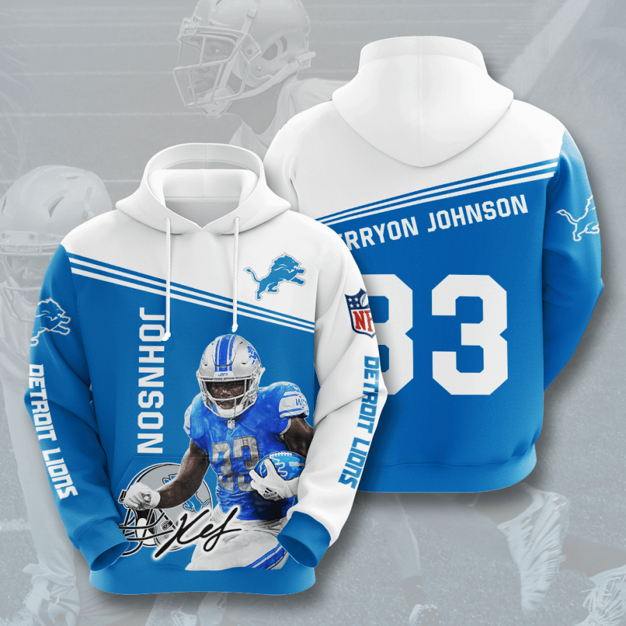 Detroit Lions 3D Hoodie