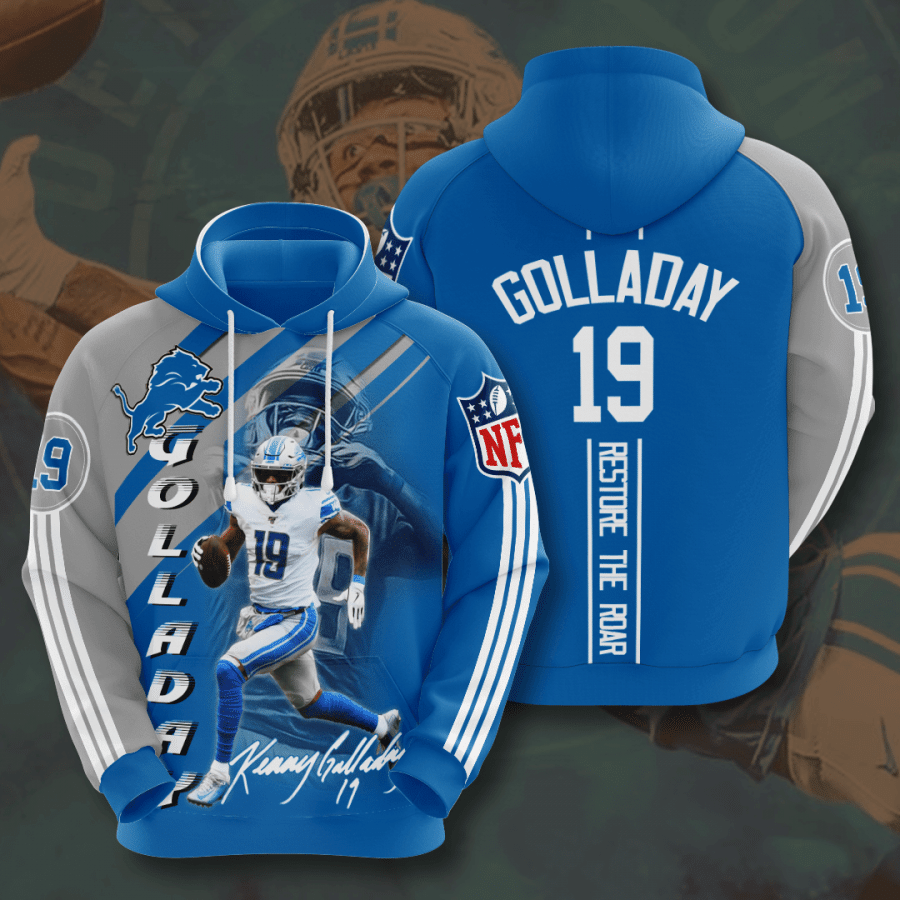 Detroit Lions 3D Hoodie
