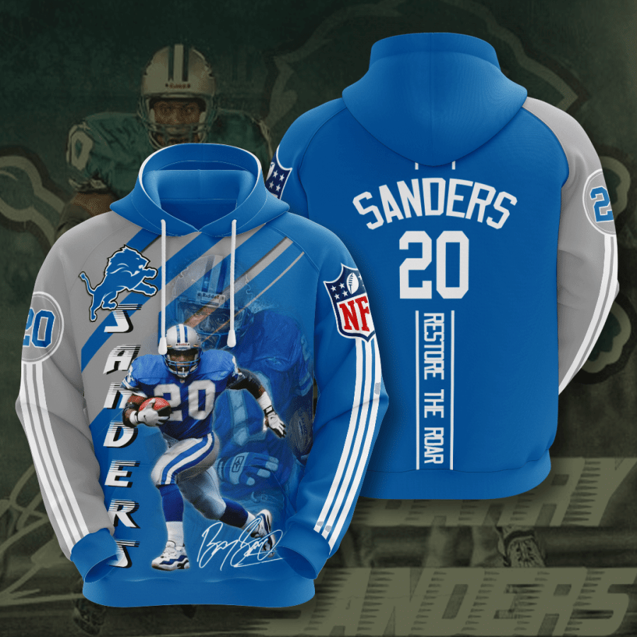 Detroit Lions 3D Hoodie