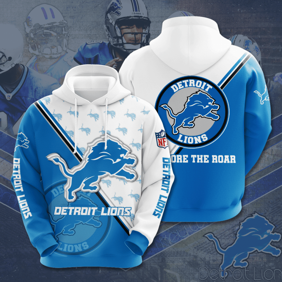 Detroit Lions 3D Hoodie