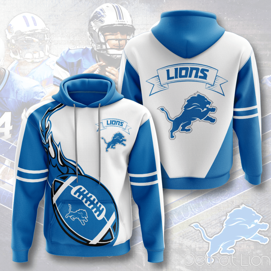 Detroit Lions 3D Hoodie