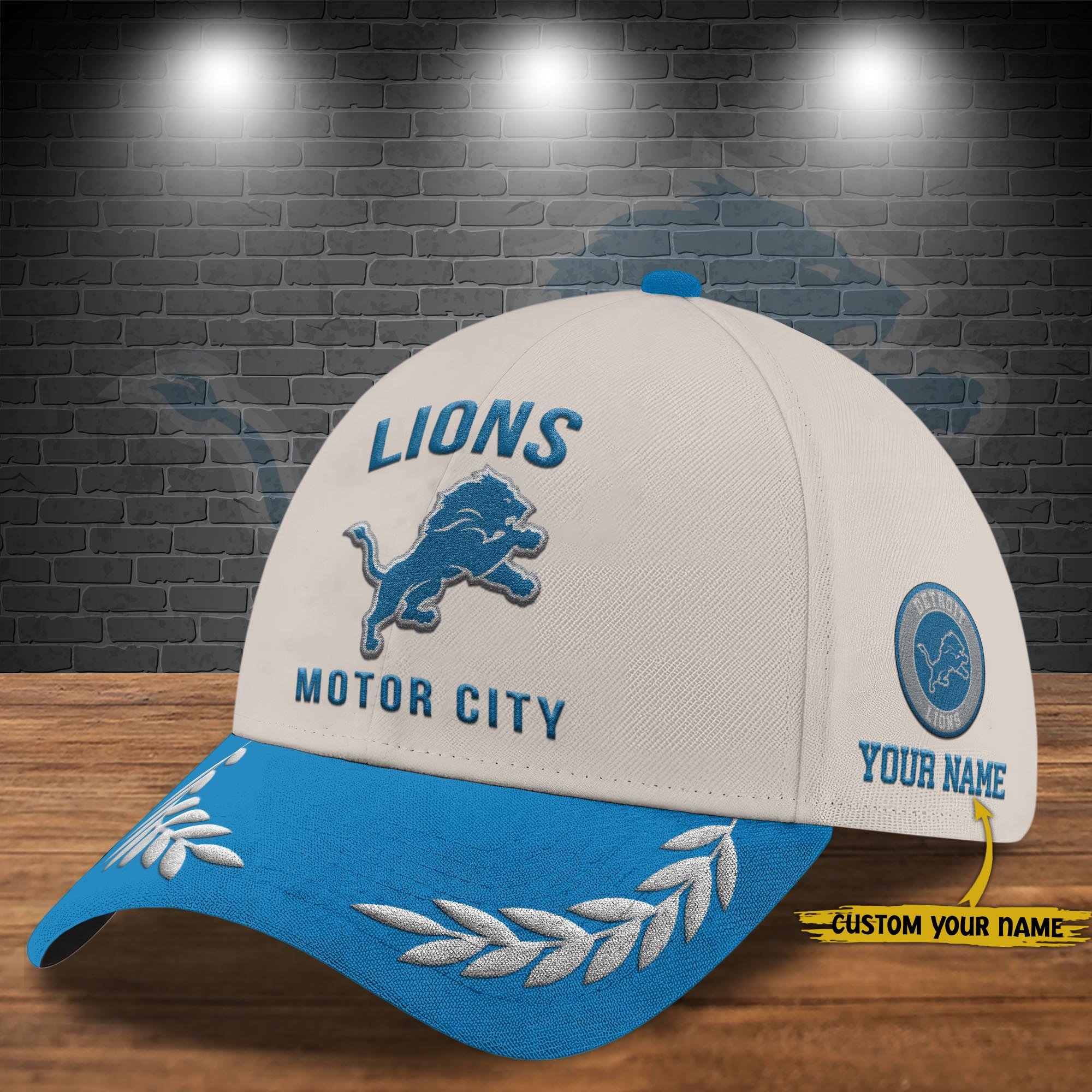 Detroit Lions Cap New 2025 Version Custom Your Name, Sport Team Cap, Sport Gift For Fans