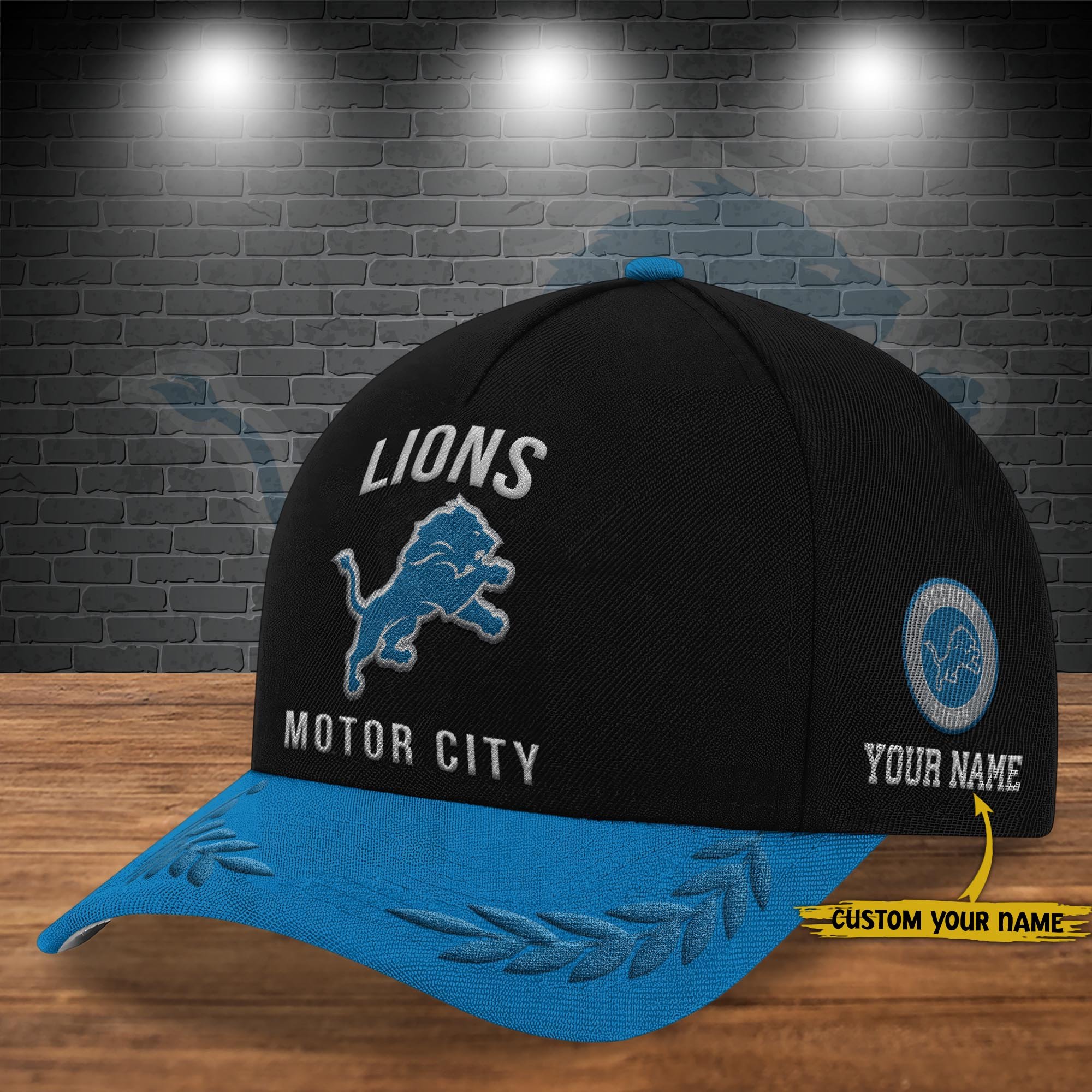 Detroit Lions Cap New 2025 Version Custom Your Name, Sport Team Cap, Sport Gift For Fans