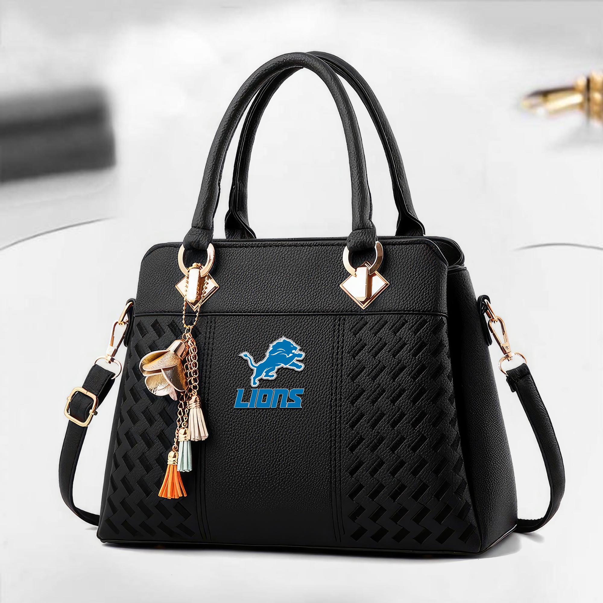 Detroit Lions Deluxe Handbag For Women 2025 Versions, Sport Deluxe Handbag, Mothers Day Gift
