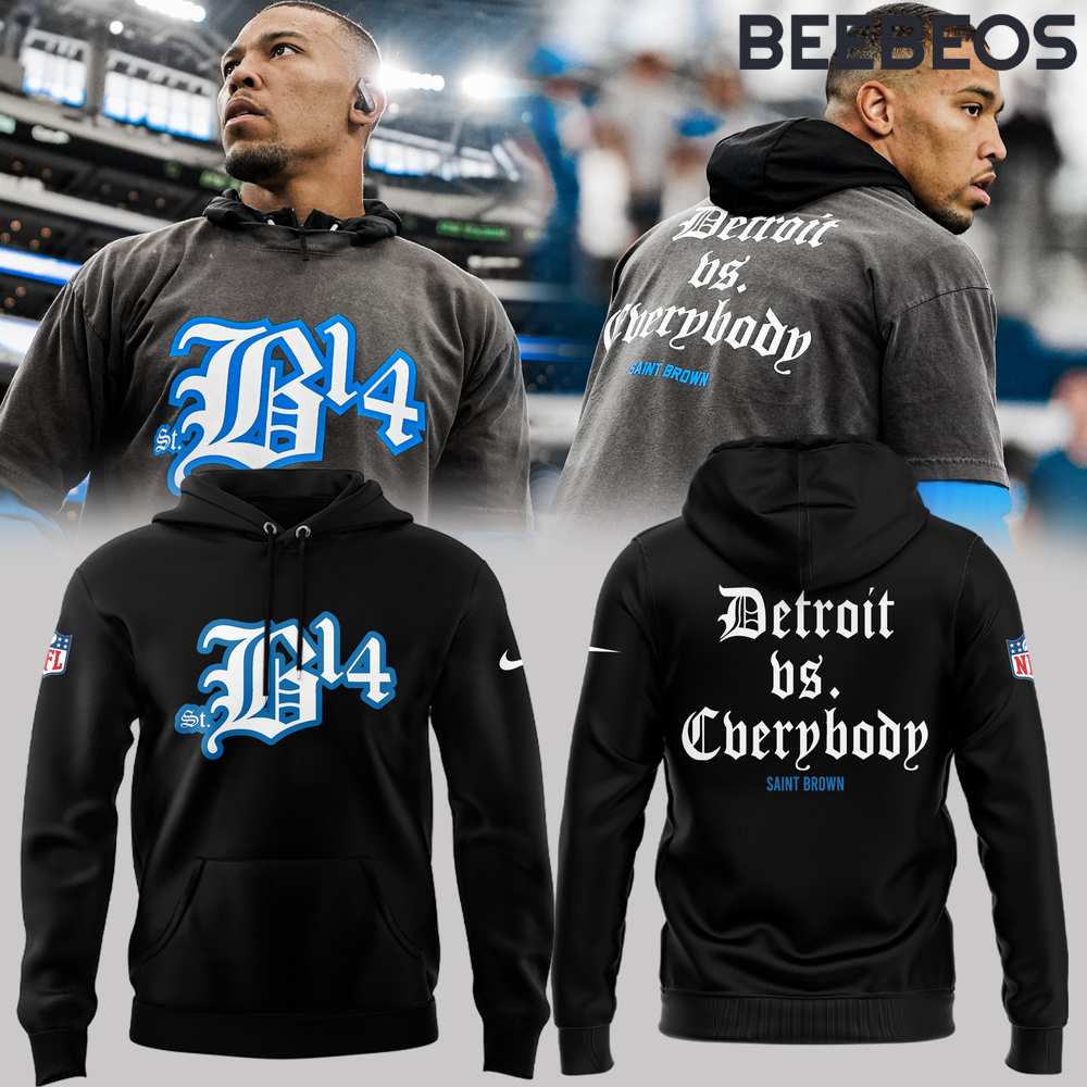 Detroit Lions Vs Everybody Unisex Hoodie BHD1049