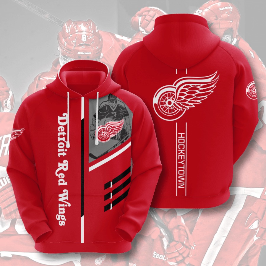 Detroit Red Wings 3D Hoodie